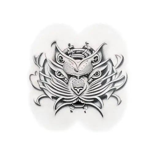 trap tattoo design idea