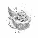 cookie tattoo design idea