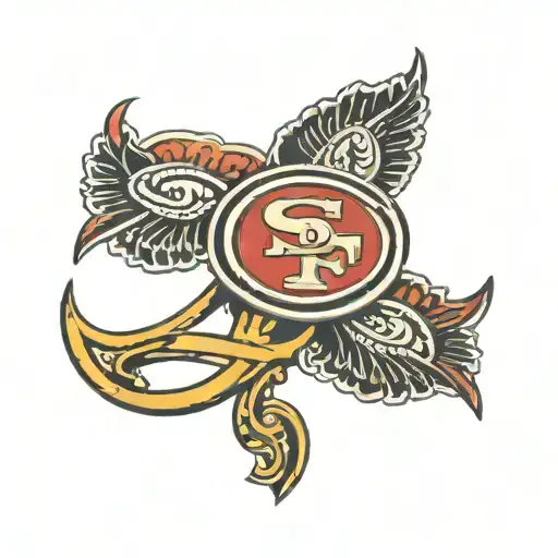 49ers logo tattoo design idea