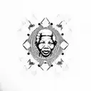 Mandela  tattoo design idea