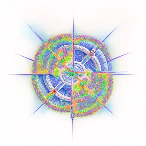 The path to heaven is through hell. tattoo design idea