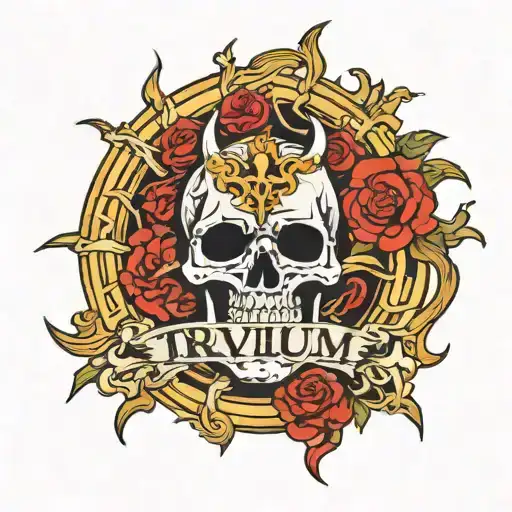trivium logo  from shogun  tattoo design idea