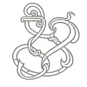 anchor heart infinity symbol   tattoo design idea