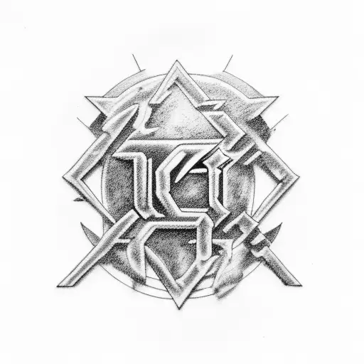 ac/dc tattoo design idea