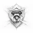 ac/dc tattoo design idea