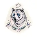 american traditional bear tattoo design idea