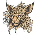 Scratch marks all across tattoo design idea