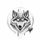 WEREWOLF tattoo design idea