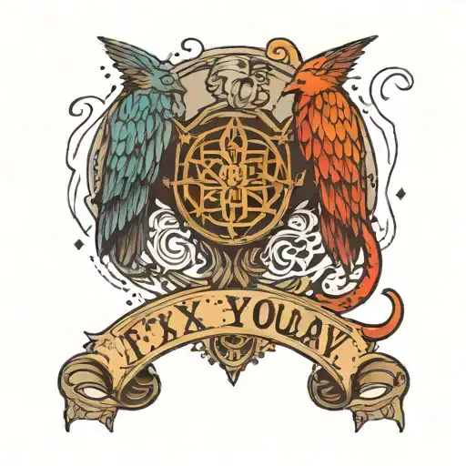 Coldplay fix you and dad walking tattoo design idea