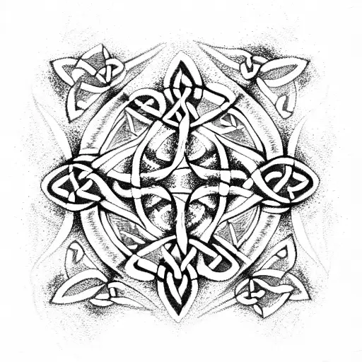 nana celtic symbol tattoo design idea