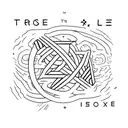 three names: Isaac, Joel and Axel tattoo design idea