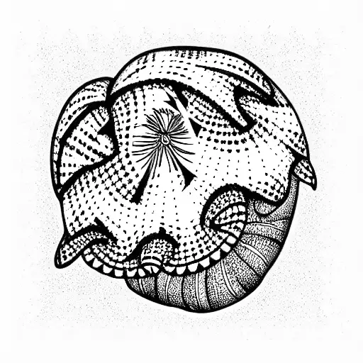 fly agaric tattoo design idea