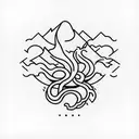 Twenty one pilots logo, negative space, trees, fire tattoo design idea