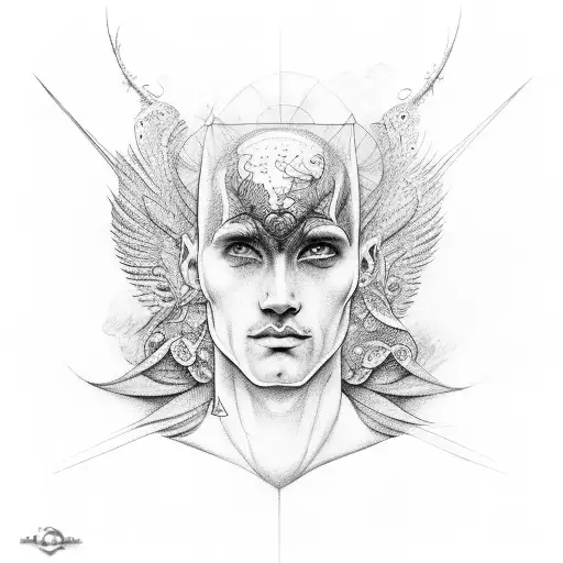 icarus tattoo design idea