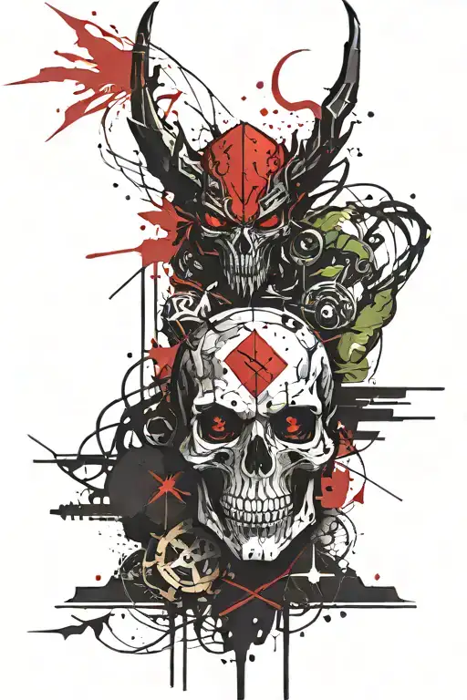 diablo video game tattoo design idea