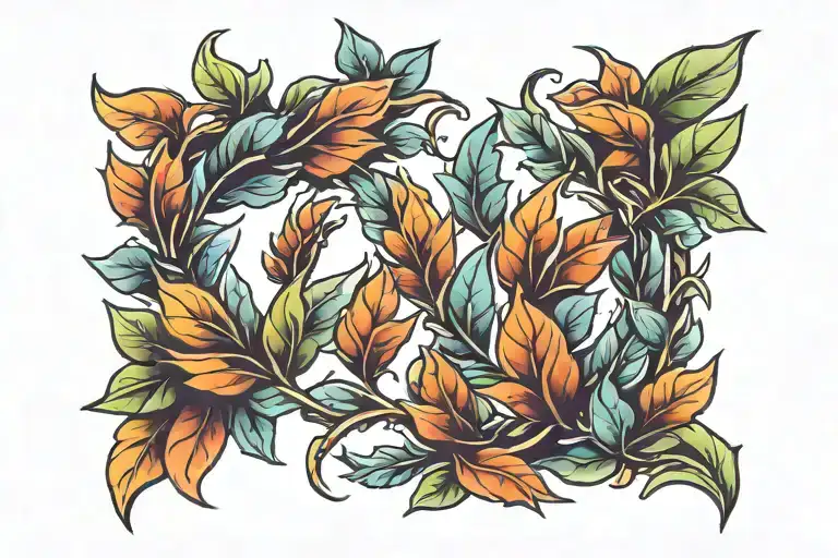 Laurel wreath tattoo design idea