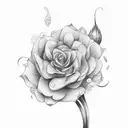 Maria Flor Lettering Design tattoo design idea