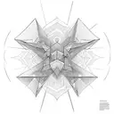 perspective  tattoo design idea