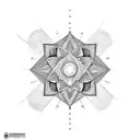 perspective  tattoo design idea