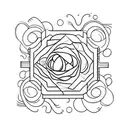 perspective  tattoo design idea