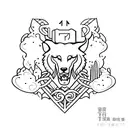 4 noble truth with line on forearm tattoo design idea