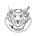 4 noble truth with line on forearm tattoo design idea
