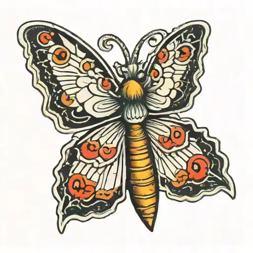 moth tattoo tattoo design idea