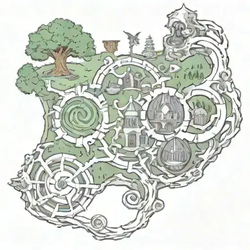 evermore dungeons and dragons  tattoo design idea