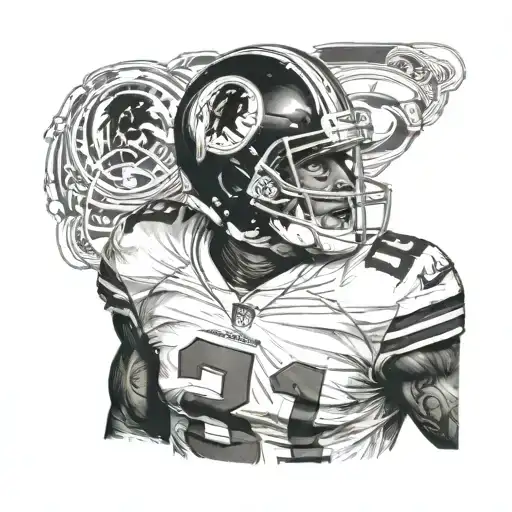 Sean Taylor, Redskins tattoo design idea