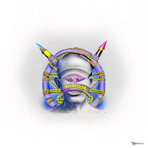 bdsm slave tattoo design idea