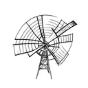 windmill  tattoo design idea