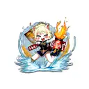 busch light tattoo design idea