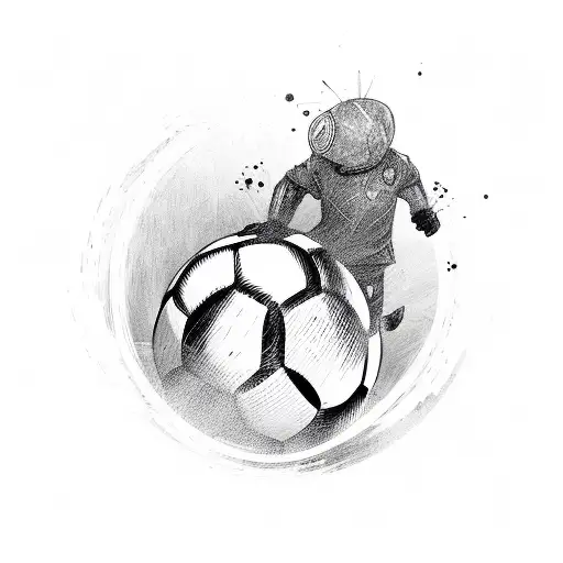 Soccer, Number 10, Playstation tattoo design idea