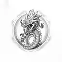 shenron dragon ball z tattoo design idea