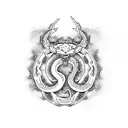 shenron dragon ball z tattoo design idea