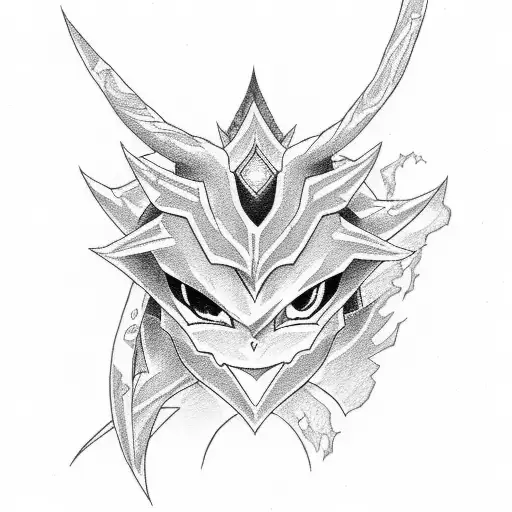 yugioh half sleeve tattoo design idea