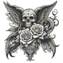 immortality is a fallacy tattoo design idea