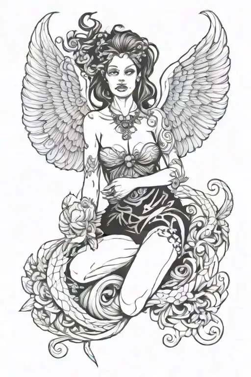 Lilith   tattoo design idea