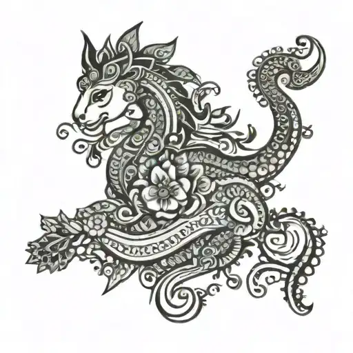  henna tattoo design idea