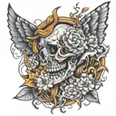 over-thinker tattoo design idea