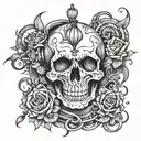 over-thinker tattoo design idea