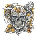 over-thinker tattoo design idea