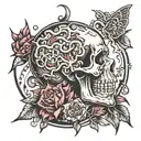 over-thinker tattoo design idea