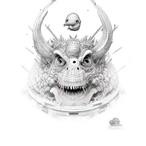 potato rex tattoo design idea