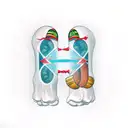 hot dog fingers tattoo design idea