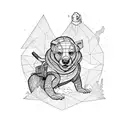 wildland firefighting tattoo design idea