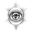Evil Eye tattoo design idea