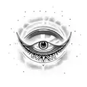 Evil Eye tattoo design idea