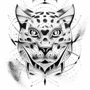 Panther tattoo design idea