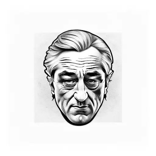 Robert De Niro tattoo design idea